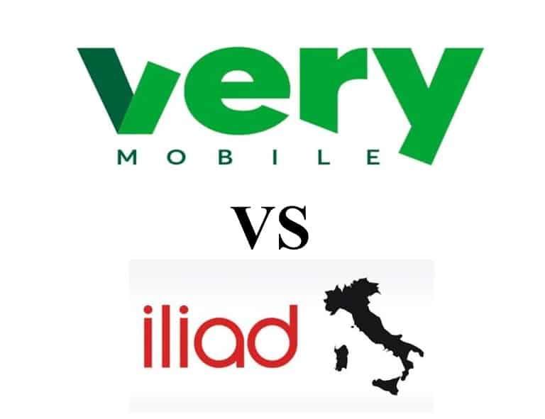 Confronto Copertura Very Mobile vs Iliad