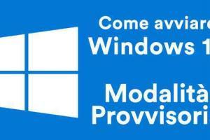 Come avviare il PC in modalità Provvisoria su Windows 10