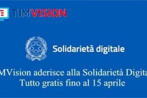 TIMVision aderisce alla Solidarietà Digitale: tutto gratis