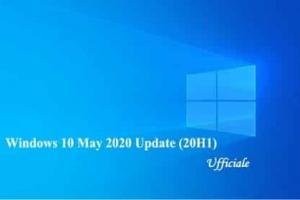 Windows 10 May 2020 Update (20H1) Ufficiale