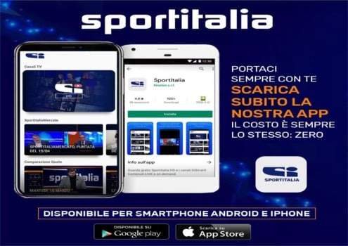 App Sportitalia per vedere canali in Streaming Gratis