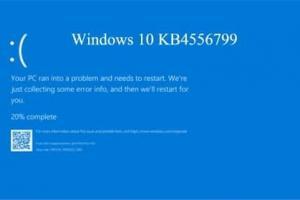 Windows 10 KB4556799 causa Blue Screen of Death