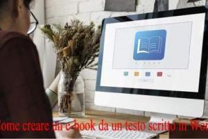 Come creare un e-book da un testo scritto in Word