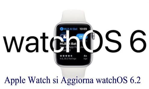 Apple Watch si Aggiorna watchOS 6.2 