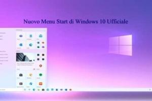 Nuovo Menu Start di Windows 10 Ufficiale