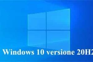 Microsoft Ufficiale : Windows 10 versione 20H2