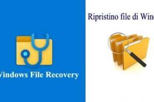 Microsoft Windows File Recovery recuperare i file cancellati