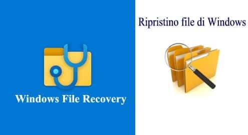Microsoft Windows File Recovery recuperare i file cancellati