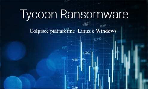 Tycoon ransomware attacca Linux e Windows