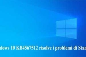 Windows 10 KB4567512 risolve i problemi di Stampa