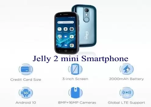 Jelly 2 mini Smartphone economico con Andoid 10