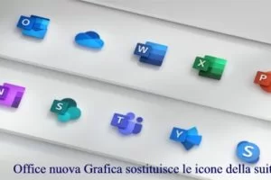 Office nuova Grafica sostituisce le icone della Suite