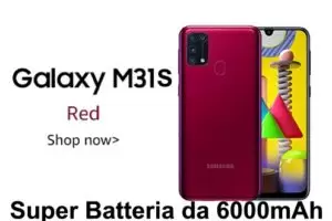 Samsung Galaxy M31s con Super Batteria da 6000mAh