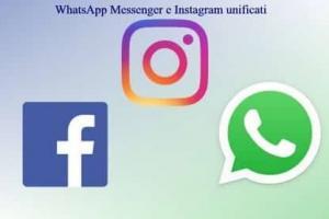 WhatsApp Messenger e Instagram unificati in una super chat