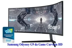 Monitor Samsung Odyssey G9 da Game Curvo in HD