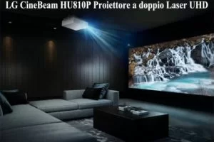LG CineBeam HU810P Proiettore a doppio Laser UHD