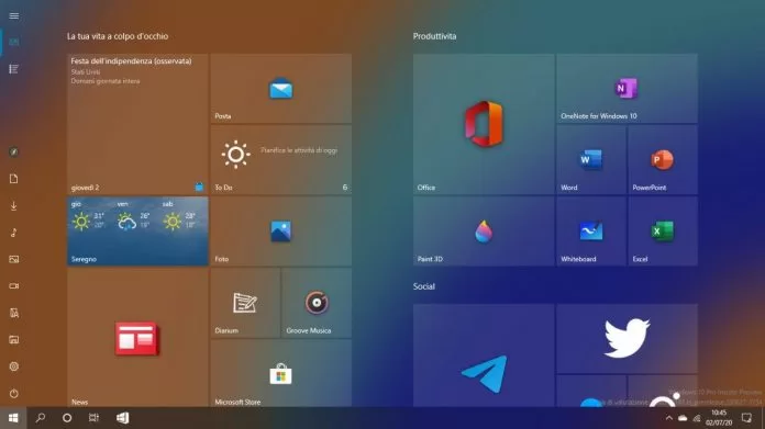 Windows 10: come attivare il nuovo Menu Start