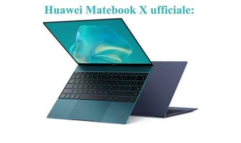 Huawei Matebook X ufficiale: sottilissimo e molto potente