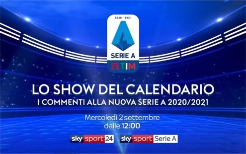Calendario Serie A 2020 2021 Ufficiale date e Squadre