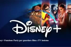 Disney+ Funzione Party per guardare film e TV insieme