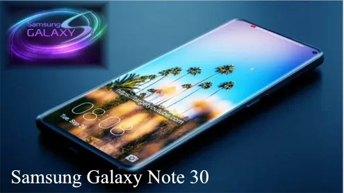 Samsung Galaxy Note 30 con Fotocamera sotto il Display