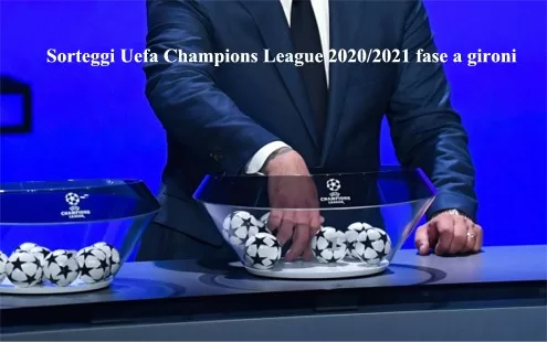 Sorteggi Uefa Champions League 2020/2021 in Streaming