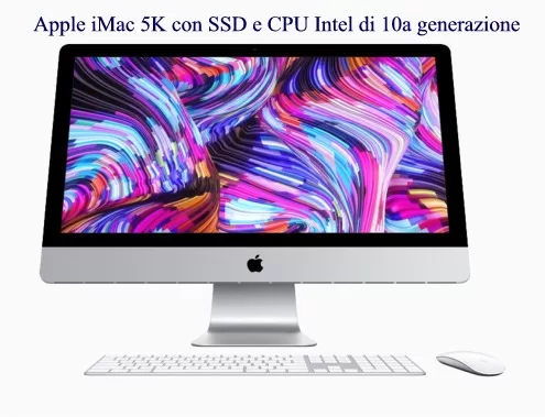 Apple iMac 5K con SSD e CPU Intel di 10a generazione