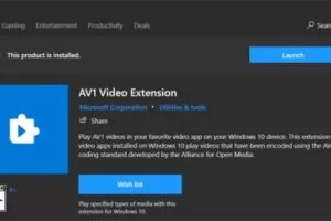 Windows 10 arriva il supporto per lo Streaming Video AV1