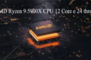 AMD Ryzen 9 5900X CPU 12 Core e 24 thread