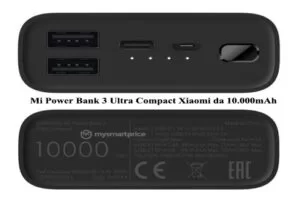 Mi Power Bank 3 Ultra Compact Xiaomi da 10.000mAh