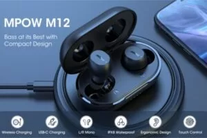 Mpow M12 Auricolare Bluetooth con Microfono Stereo