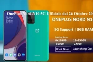 OnePlus Nord N10 5G Ufficiale dal 26 Ottobre