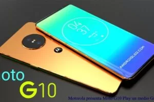 Motorola presenta Moto G10 Play un medio Gamma