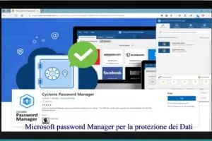 Microsoft password Manager per la protezione dei Dati