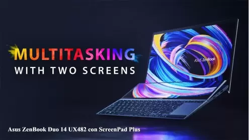 Asus ZenBook Duo 14 UX482 con ScreenPad Plus