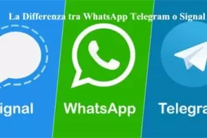 La Differenza tra WhatsApp Telegram o Signal