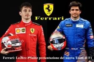 Ferrari: Leclerc e Sainz presentazione del nuovo Team di F1