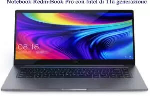 Notebook RedmiBook Pro con Intel di 11a generazione