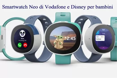 Smartwatch Neo di Vodafone e Disney per bambini