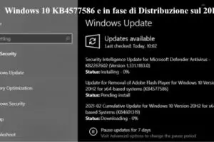 Windows 10 KB4577586 e in fase di Distribuzione sul 20H2