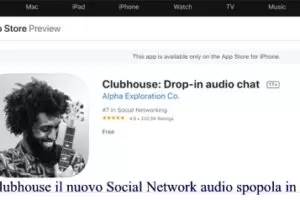Clubhouse il nuovo Social Network audio spopola in Italia