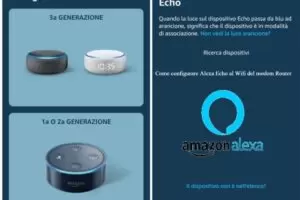Come configurare Alexa Echo al Wifi del modem Router