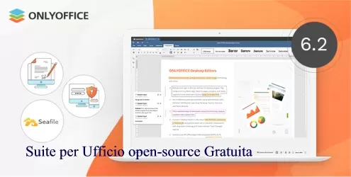 OnlyOffice 6.2 Suite per Ufficio open-source Gratuita