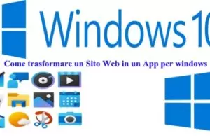 Come trasformare un Sito Web in un App per windows