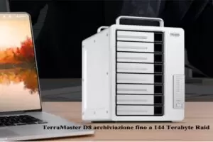 TerraMaster D8 archiviazione fino a 144 Terabyte Raid