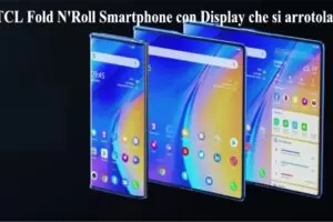 TCL Fold N'Roll Smartphone con Display che si arrotola