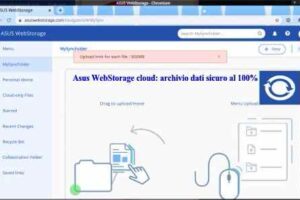 Asus WebStorage cloud: archivio dati sicuro al 100%
