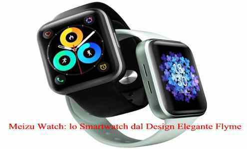 Meizu Watch: lo Smartwatch dal Design Elegante Flyme