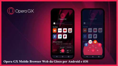 Opera GX Mobile Browser Web da Gioco per Android e iOS