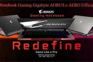 Notebook Gaming Gigabyte AORUS e AERO Ufficiale